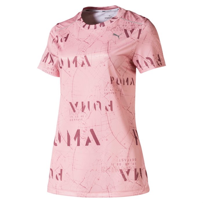 puma bmw t shirt femme rose